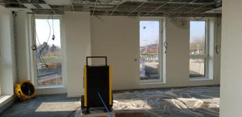 En hiver, accélérer le séchage de vos enduits et plâtres en louant un chauffage mobile et un déshumidifiicateur